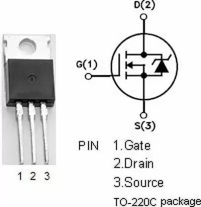 MOSFET IRFZ44N (10 PIECES)