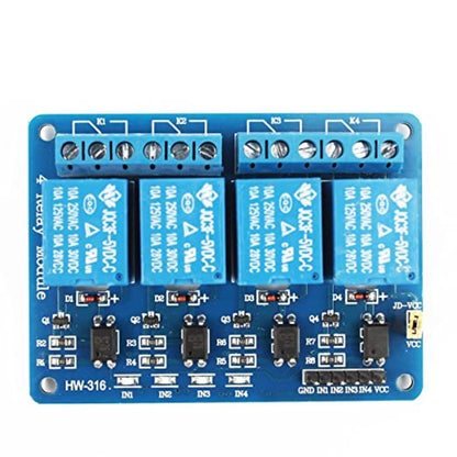 4 Channel 5V Relay Module Control