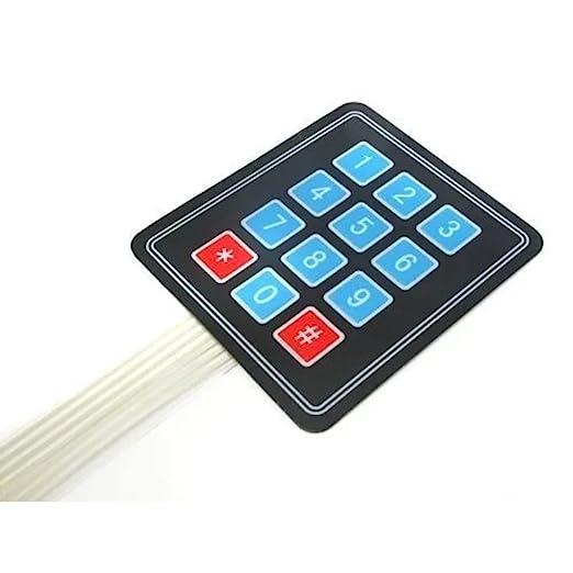 Matrix Keypad Membrane Switch Arduino, Arm and Other MCU