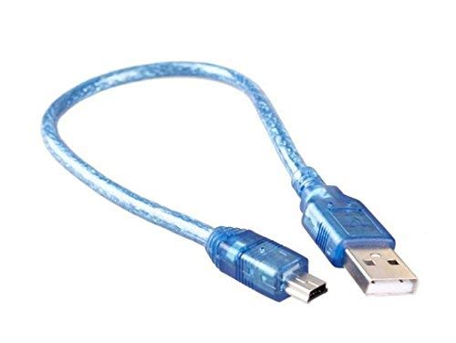 Cable for Arduino UNO/Mega (USB A to B) 30cm Aqua