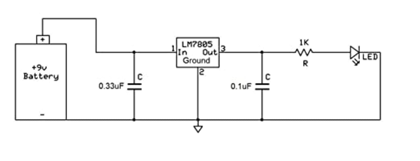 IC L7805 Voltage Regulator