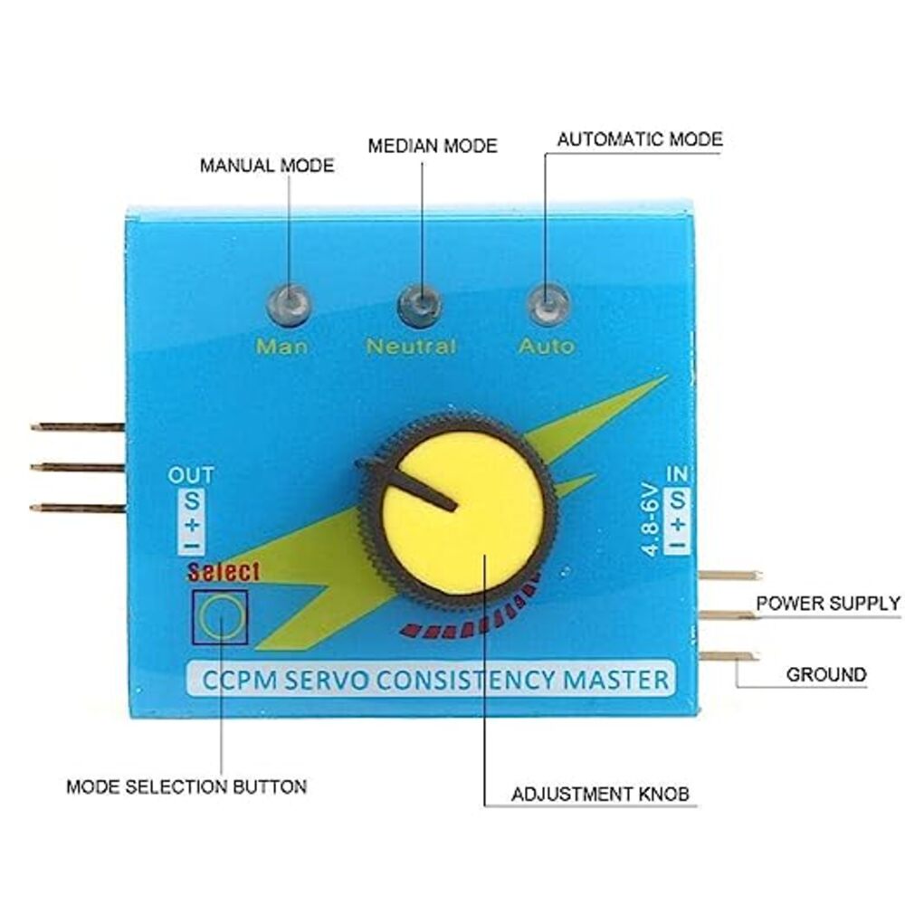 3 channel servo tester